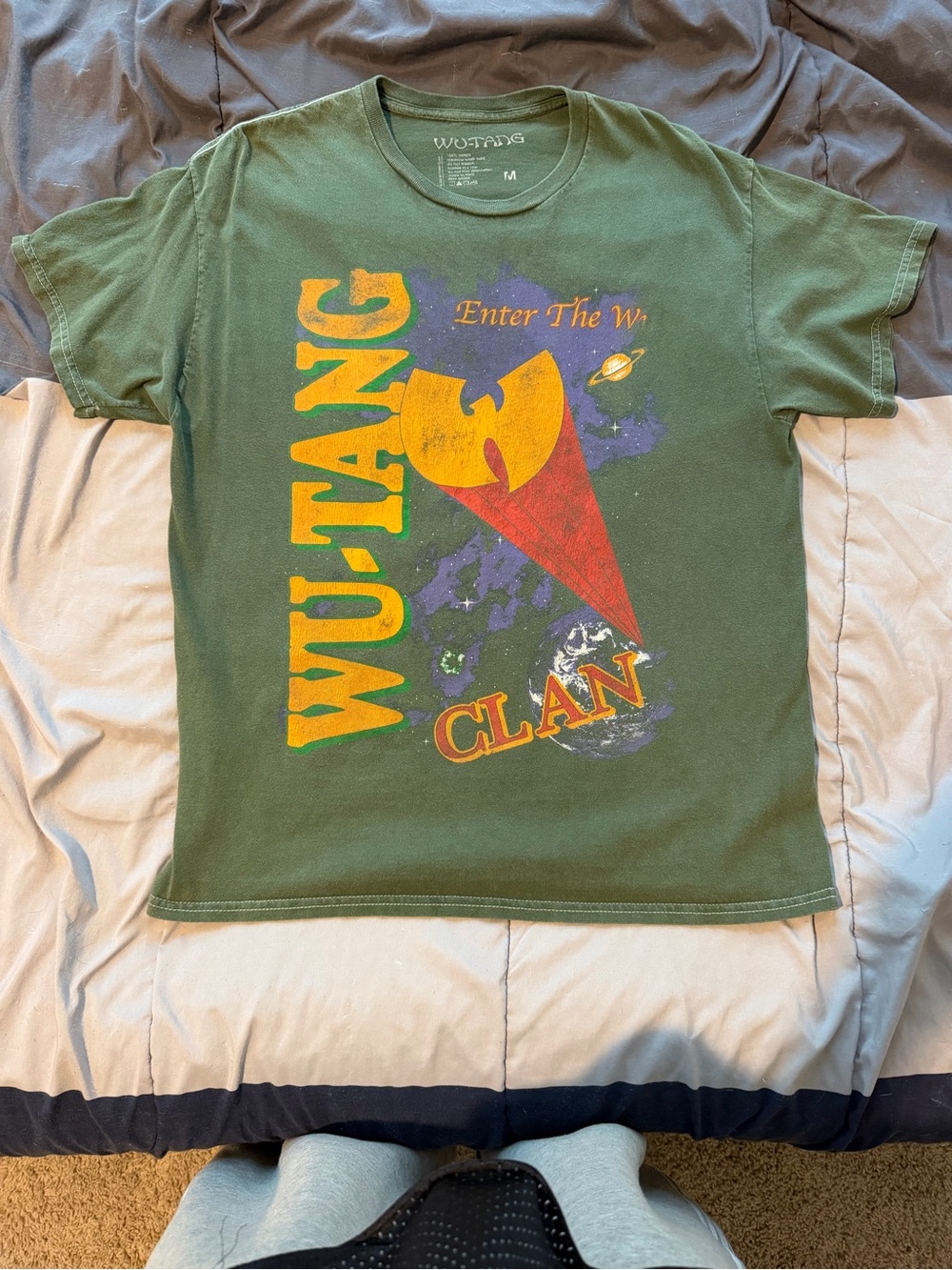Wu-Tang Clan Green Graphic Tee - Enter The Wu